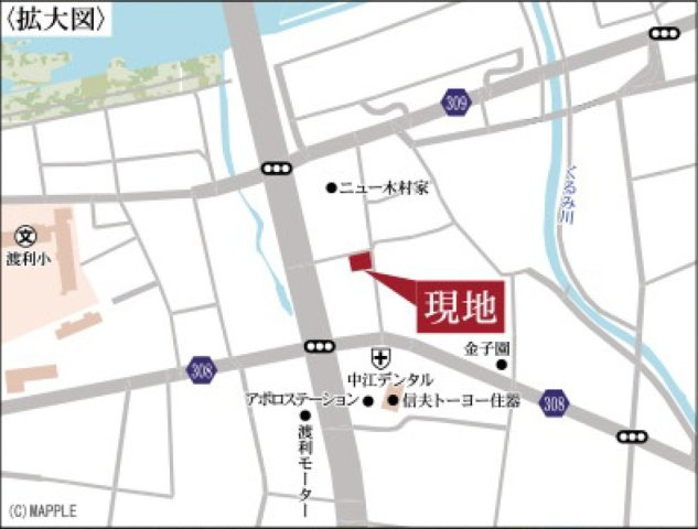【地図】 | Livele Garden.S　渡利岩崎町　１号棟