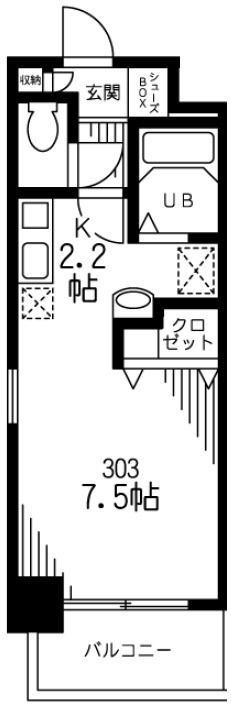 PRIM ROSE・M弐番館の間取り