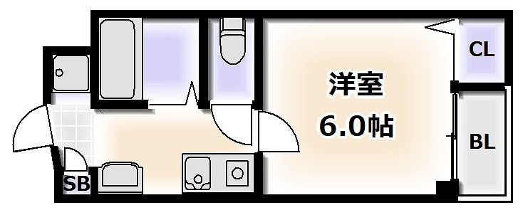 Clover住吉南の間取り