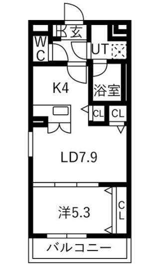 【間取り】 | （仮）北区道場町マンション 