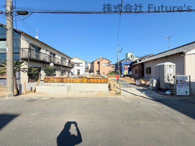 三郷市戸ケ崎　新築戸建　全2棟　1号棟の外観|現地の写真になります。