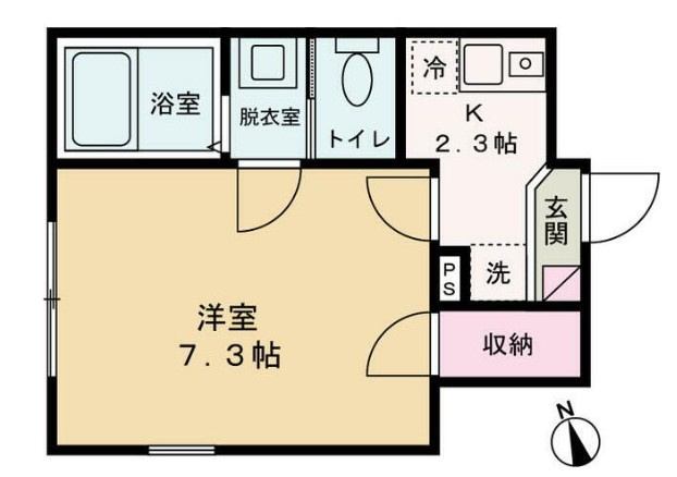 ヴィラセゾン船橋本町Ⅱの間取り