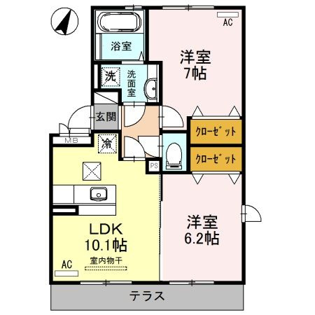 アルページュの間取り