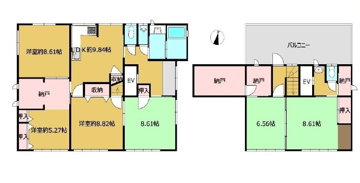 中古戸建　東松山市殿山町29-15（期間限定現況販売）の間取り