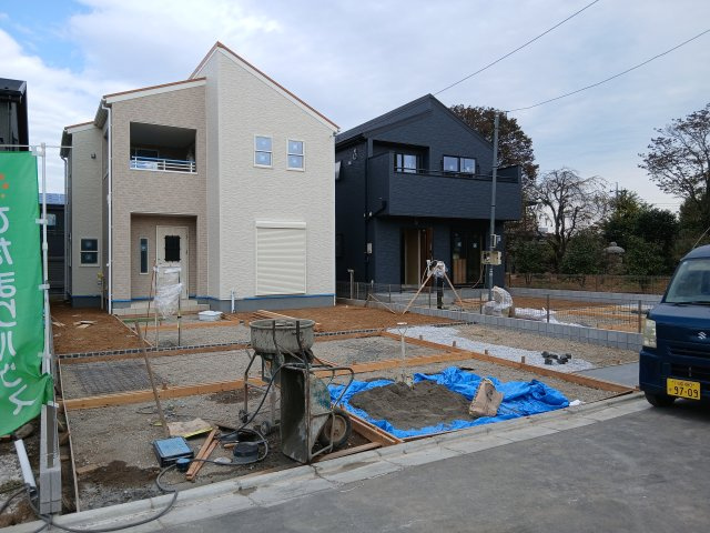 リーブルガーデン．Ｓ　深谷上野台第25　の外観|３・４号棟現地外観（2026年10月20日）撮影