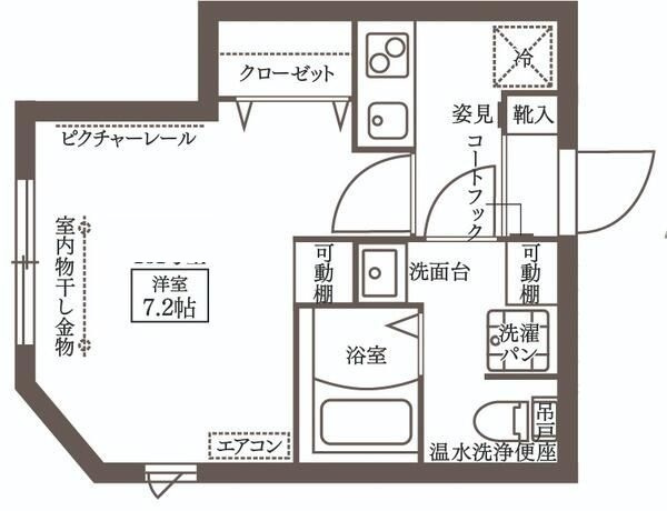ＣＯＣＯＣＵＢＥ大森Ⅱの間取り|間取りです。