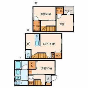 SBテラス本一色の間取り|間取りです。