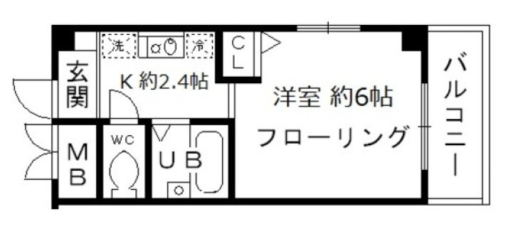 らぶにーるの間取り|間取りです。