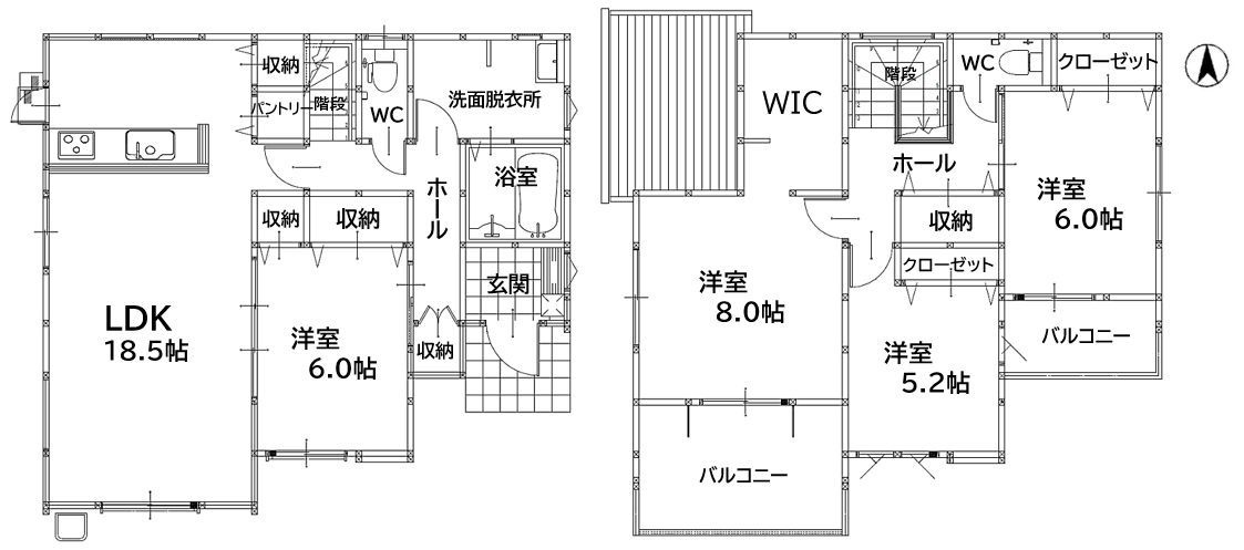 田川市桜町5期の間取り