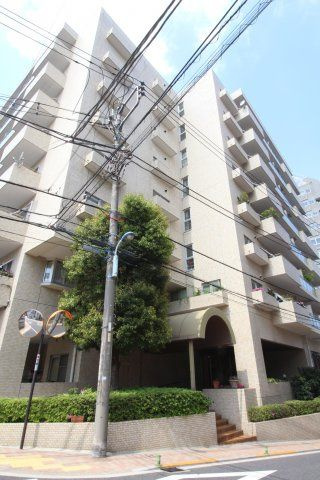 朝日動坂マンションの外観|朝日動坂マンション：敷地内にゴミ置き場ございます！