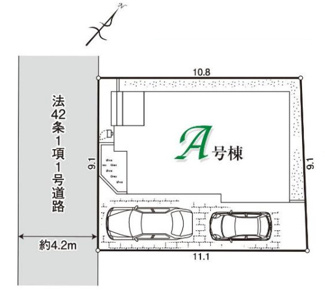 【区画図】 | 入間市高倉2丁目　全1棟