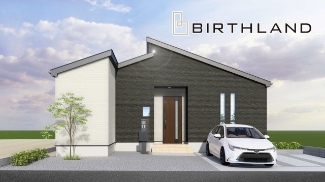 新築戸建・新築建売　郡山市開成六丁目　開成小・第一中の外観パース|【4号棟】完成予想図　現地ご内覧可能です♪お気軽にお問い合わせください！