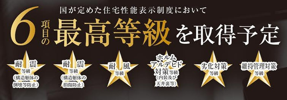 新築戸建・新築建売　郡山市開成六丁目　開成小・第一中のその他|住宅性能表示制度