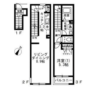 【間取り】 | サンハイツもえぎ