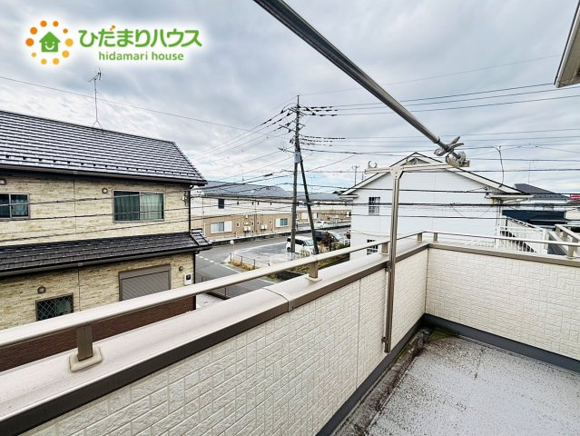 上尾市大谷本郷　中古戸建のバルコニー
