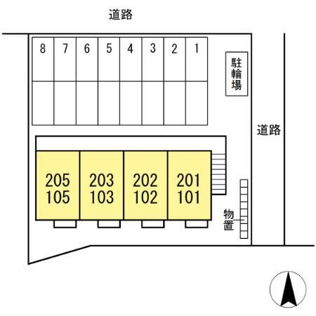 プレイン　Ｆの区画図