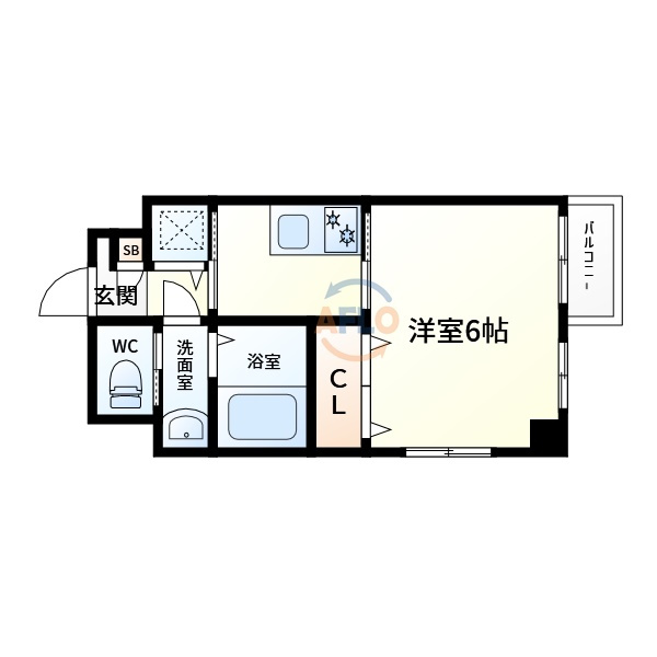 美章園メゾン寿の間取り|美章園メゾン寿　間取り