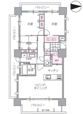 【間取り】 | ウェリス大濠公園Ｚ－ｓｔａｇｅ☆仲介手数料無料☆