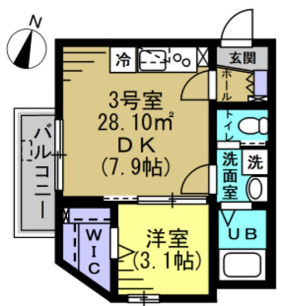 ルアナメゾン馬橋02の間取り