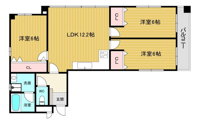 【間取り】 | 西宮北口ビルくすの木