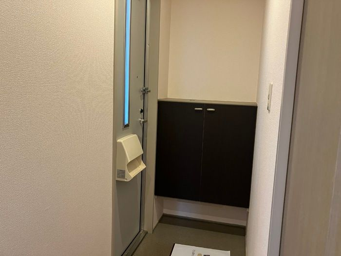 パークサイドヴィラ　B棟の玄関