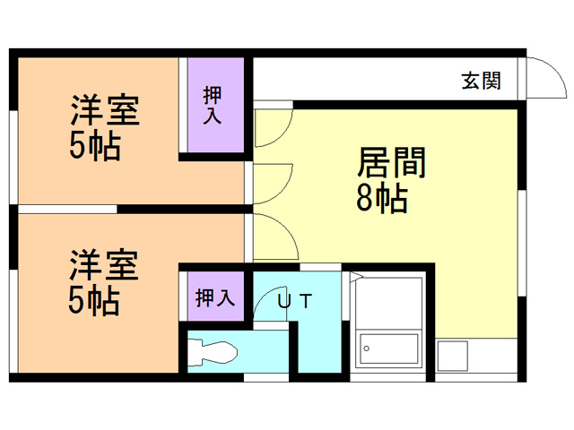 高南荘の間取り