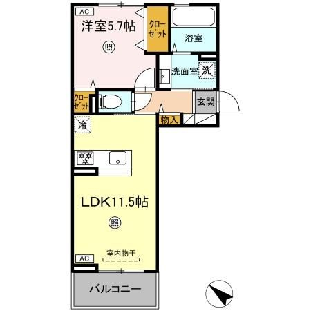 フェニックスアレシアの間取り