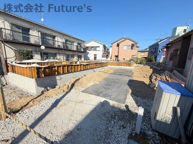 三郷市戸ケ崎　新築戸建　全2棟　2号棟の外観|現地の写真になります。