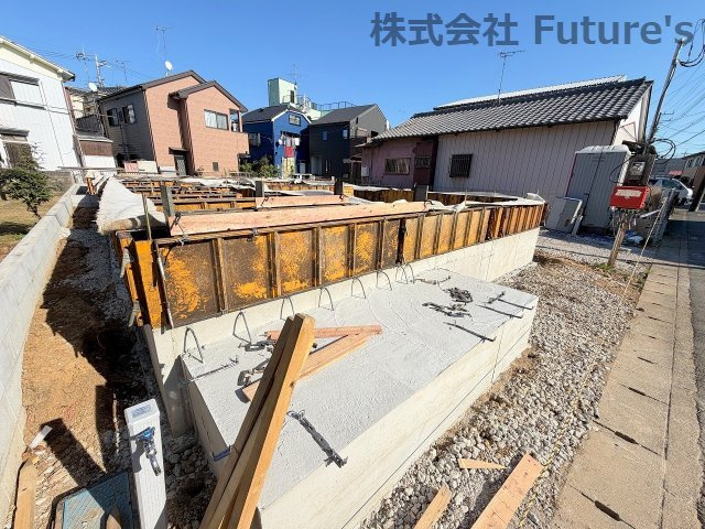 三郷市戸ケ崎　新築戸建　全2棟　2号棟の外観|現地の写真になります。