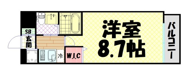 【間取り】 | エスリード阿波座シティーウエストⅡ