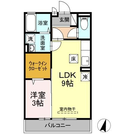 プレールルフランの間取り