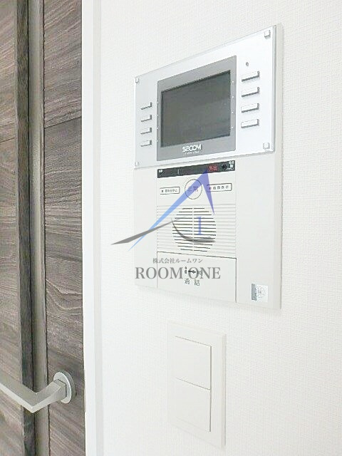 ライオンズマンション西が丘南のセキュリティ|モニター付きインターホンです。