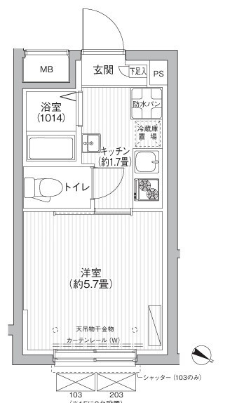 プラハ駒込の間取り