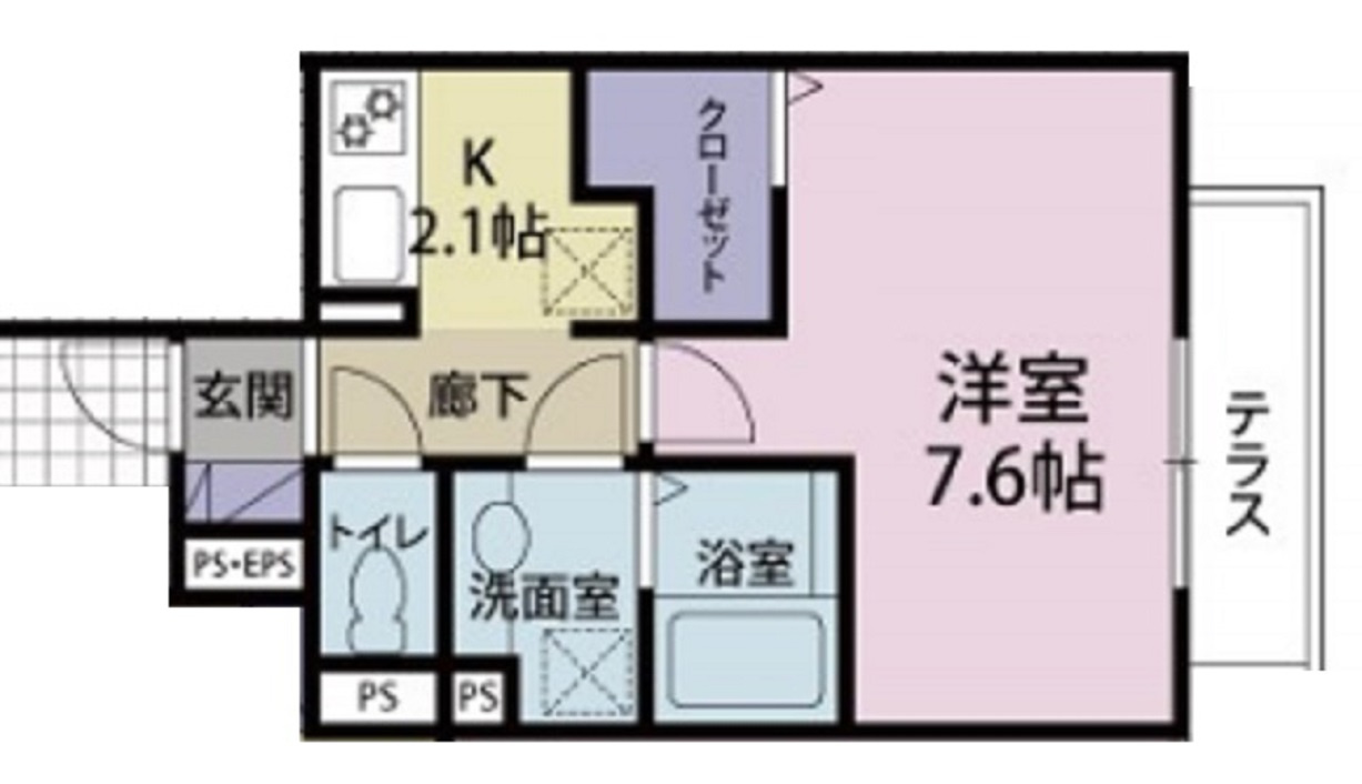 クレスト蒲田の間取り|間取り