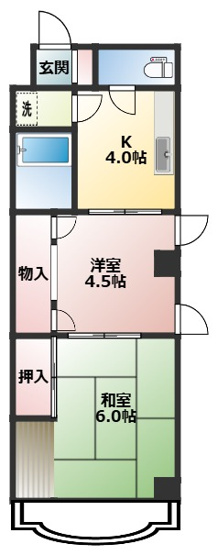 【間取り】 | 第2今井ビル