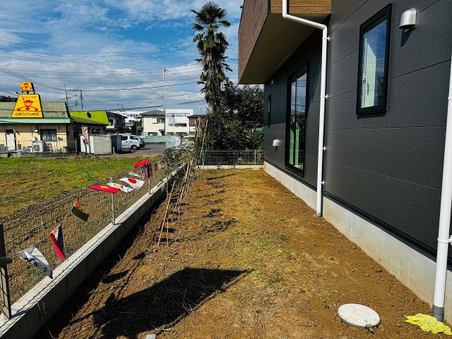 八王子市　宮下町　新築一戸建て　５期の庭|～南側にお庭がございます～