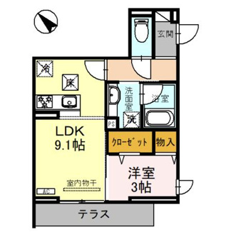 【間取り】 | D-Sereno東田町