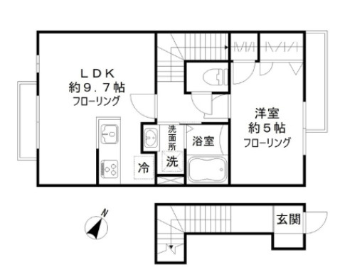 リベルテ池田山の間取り