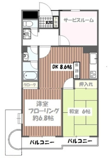 【間取り】 | セイント武蔵小金井 | 間取りです。