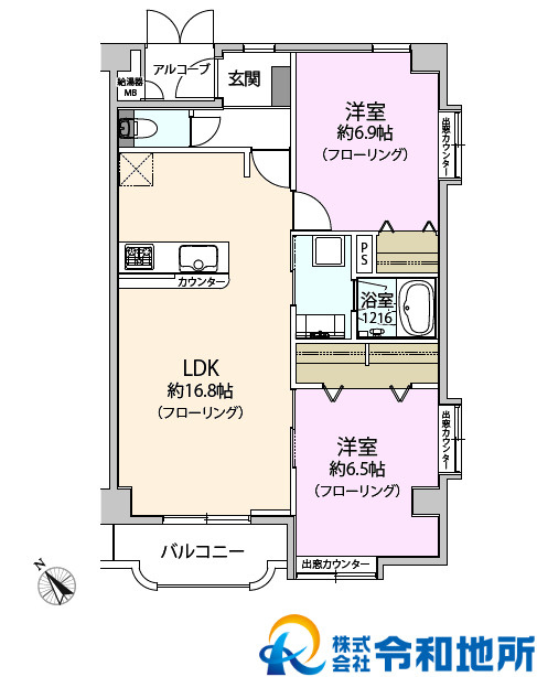 オクトピア汐見台の間取り