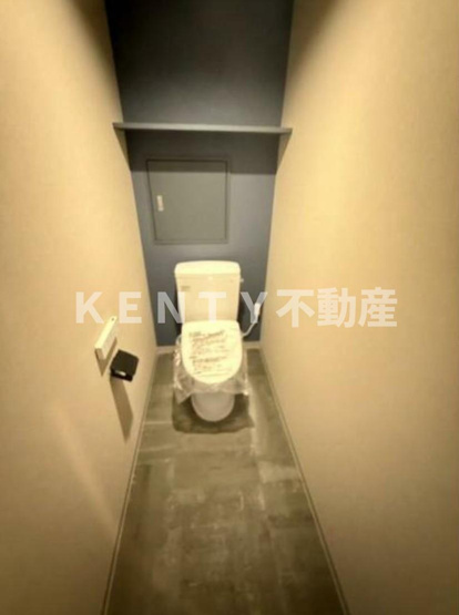 【トイレ】 | ベイヒルズ天王洲 | 落ち着いた色調のトイレです