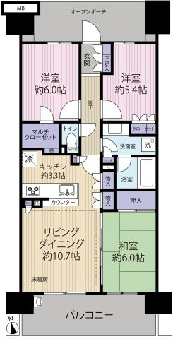 使い勝手の良い間取り