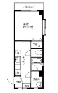 【間取り】 | サン代沢 | 間取りです。