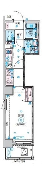 リヴシティ両国五番館の間取り|間取りです。
