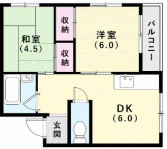 川崎マンションの間取り