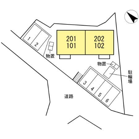 グローリアの区画図