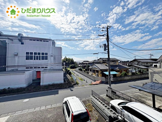 上尾市大谷本郷　二世帯中古戸建の展望|陽当たりの良さが伺えますね。