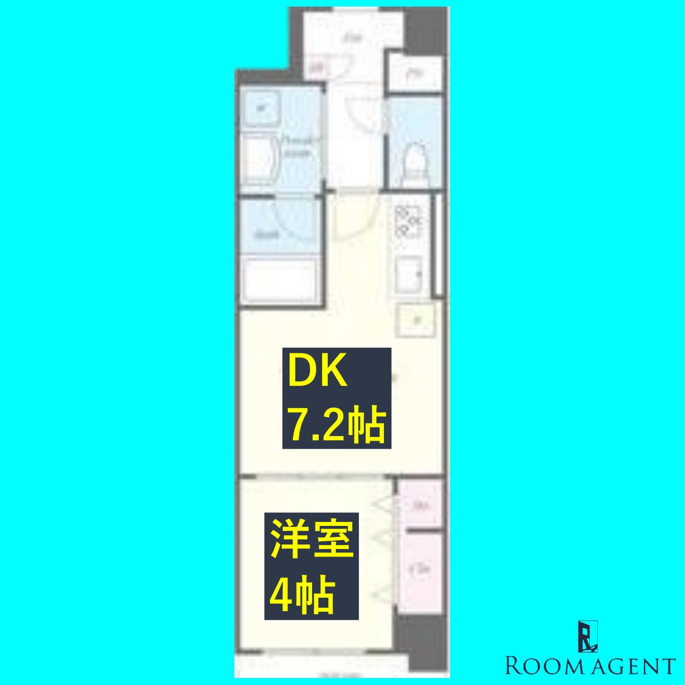 フォレスト コナ名駅の間取り