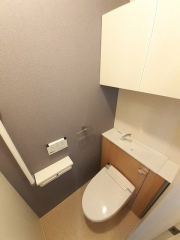 ＭＴＩハイツ　Ⅴ　Ｂのトイレ|シンプルで使いやすいトイレです