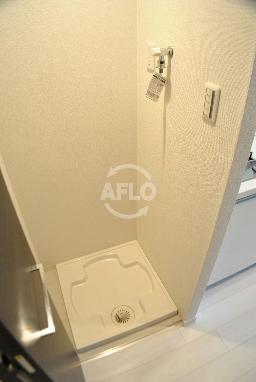 レオンコンフォート本町の洗面所|レオンコンフォート本町　洗濯機置き場